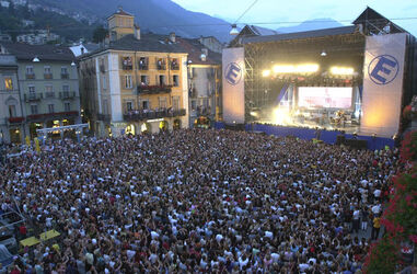 Locarno concerto in Piazza Grande Locarno concerto in Piazza Grande