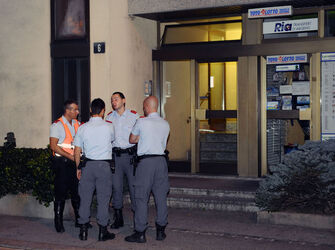 Lugano aggressione in via Giovanni Ferri Lugano aggressione in via Giovanni Ferri