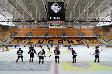 Hockey HC Lugano primo allenamento sul ghiaccio