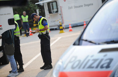 San Vittore controlli traffico pesante