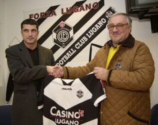 Calcio presentazione Kubilay Tuerkyilmaz con FC Lugano