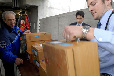 Bellinzona centro smistamento schede elettorali