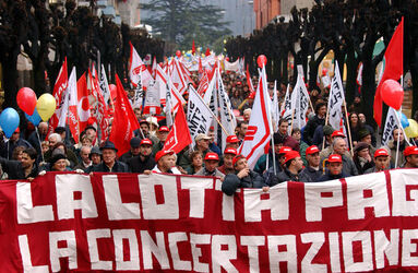 Bellinzona manifestazione sindacati SEI FLMO