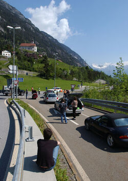 Wassen deviazione traffico A2 Wassen deviazione traffico A2