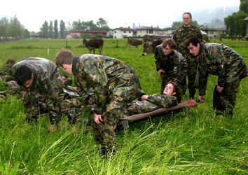 Bellinzona esercitazione militareEsercitazione militare