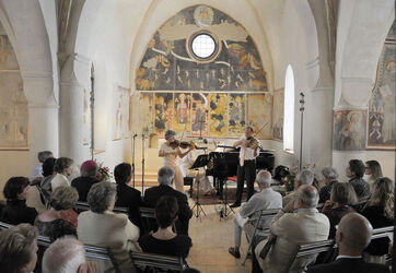 Morcote inaugurazione restauro Oratorio S. Antonio Abate
