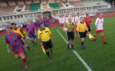 Lugano partita di calcio fra Consiglieri comunali e Gran Consiglio
