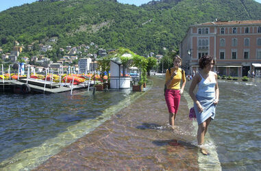 Como esondazione lago di Como