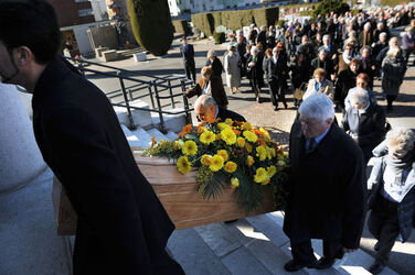 25.02.2012 Lugano funerali Mariuccia Medici