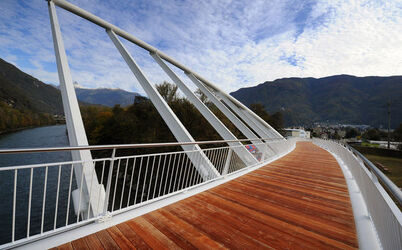 Bellinzona passerella Monte Carasso Bellinzona