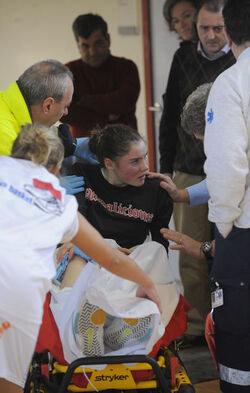Basket infortunio Shanon Hatch