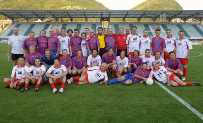 Lugano partita di calcio fra Consiglieri comunali e Gran Consiglio