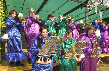 Muralto carnevale Re Sbotapiss e Regina Sbotapissona
