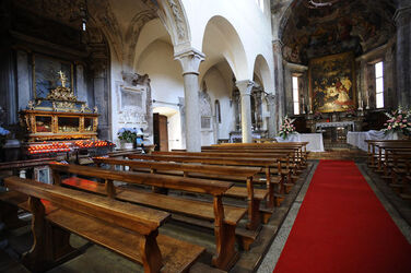 Ascona interno Chiesa San Pietro e Paolo