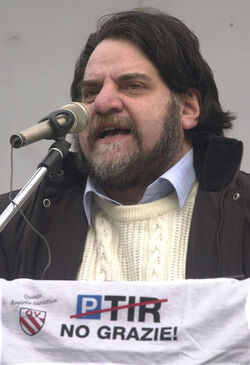 Quinto protesta al traffico pesante