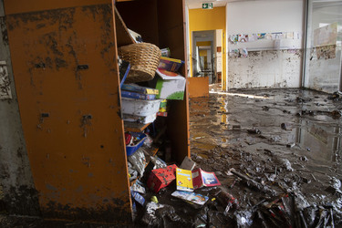 Giubiasco danni del maltempo alla Scuola dell infanzia Palasio Giubiasco danni del maltempo alla Scuola dell infanzia Palasio