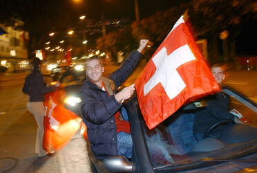 Lugano nazionale Svizzera di calcio alla CM 2006