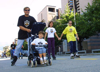Lugano corteo Inlineskate
