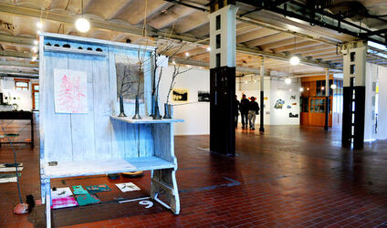 Torre conferenza stampa mostra d arte Alamus University of Arts and Social Scienes di Bonn