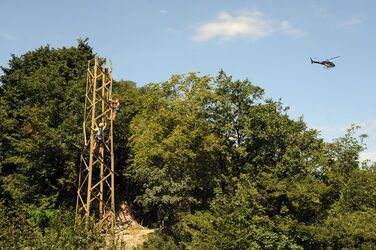 Balerna conclusione lavori nuova linea da 50 kV AGE SA