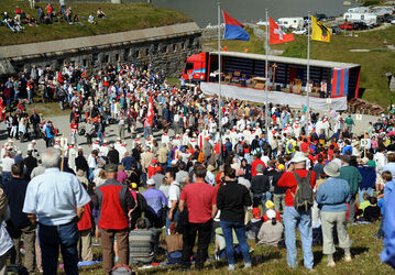 Passo San Gottardo Festa Nazionale santa messa
