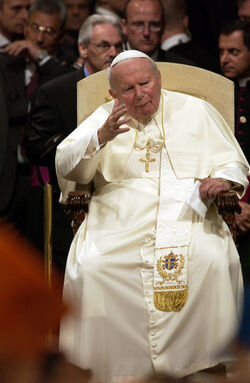 Berna Papa Giovanni Paolo II in visita in Svizzera