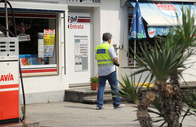 Ranzo Gambarogno furto stazione di benzina Avia