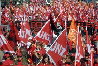 Zurigo manifestazione UNIA OCST