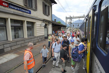 Osogna treno TILO per l Airshow