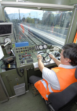 Magliaso cabina comando treno