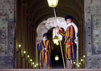 Roma Italia giuramento guardie pontificie