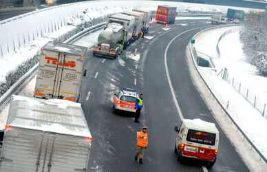 Ticino Nevicate e disagi del Traffico