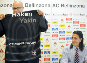 Calcio conferenza stampa AC Bellinzona Hakan Yakin