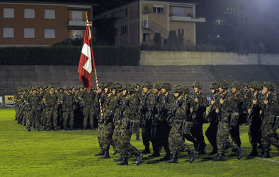 Mendrisio consegna della bandiera Battaglione Genio 9 Mendrisio consegna della bandiera Battaglione Genio 9