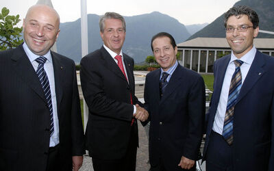 Lugano Paolo Berlusconi al Rotary Club.