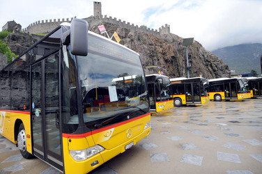 Bellinzona presentazione nuovi Autopostali