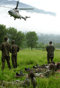 Bellinzona esercitazione militareEsercitazione militare