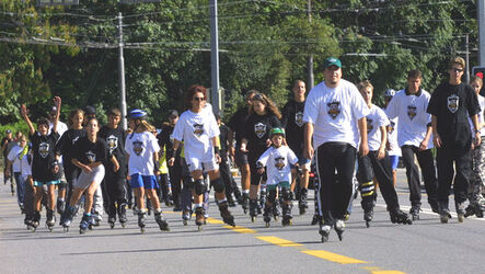 Lugano corteo Inlineskate