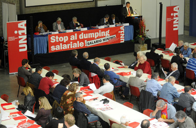 Bellinzona congresso UNIA Ticino