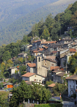 Cimadera veduta paese