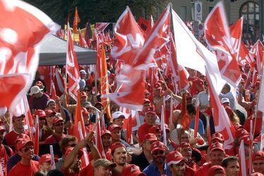 Zurigo manifestazione UNIA OCST