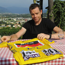 Stabio ricevimento Cadel Evans vincitore Tour de France