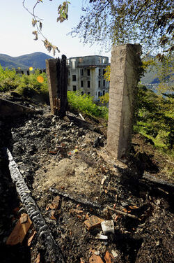 Agra incendio ex sanatorio
