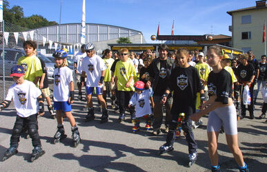 Lugano corteo Inlineskate