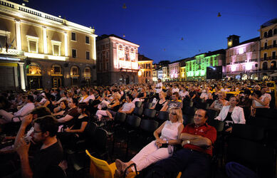 Locarno Open Space cinema in piazza grande