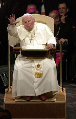 Berna Papa Giovanni Paolo II in visita in Svizzera