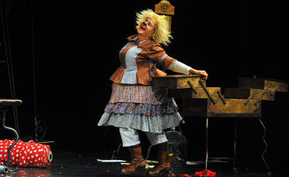 Verscio La Sarta spettacolo di Gardi Hutter al teatro Dimitri
