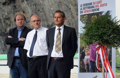 Bellinzona Bellinzona citt&agrave; del gusto 2011 cerimonia ufficiale di chiusura della Settimana del Gusto